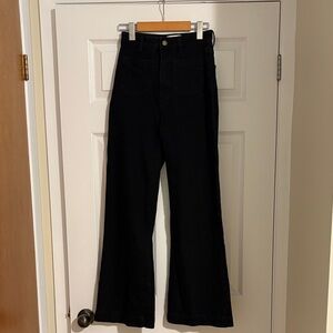ROLLA'S Black sailor pants size 25